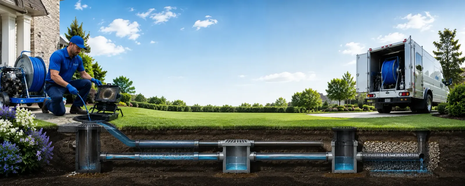 Outdoor drain cleaning information for Lake Odessa, MI