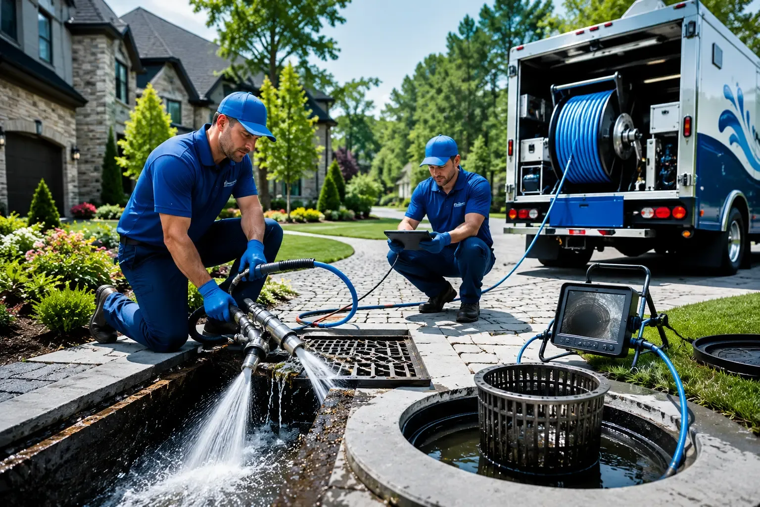 Local outdoor drain cleaning professionals in Lake Odessa, MI