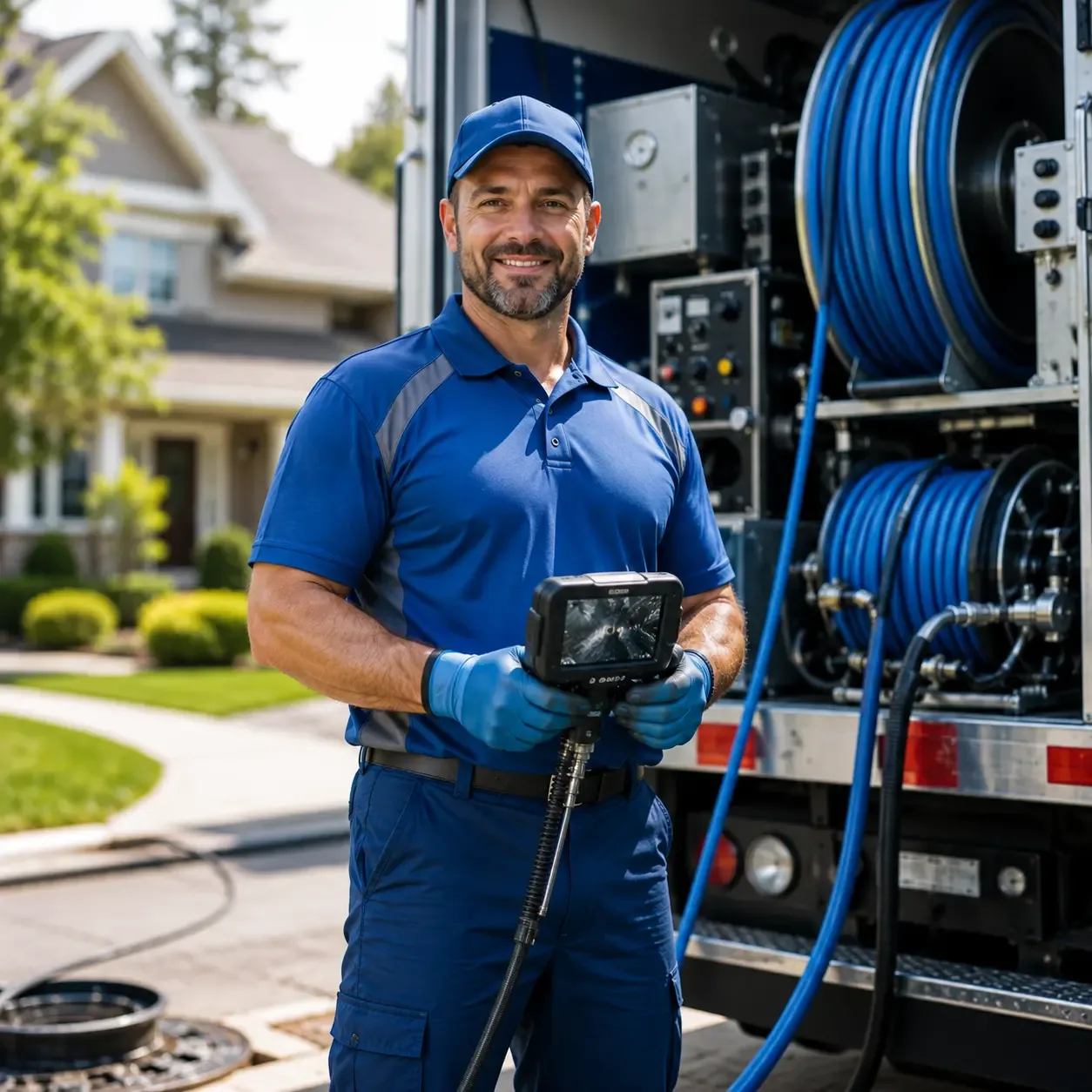 Local outdoor drain cleaning specialists in Lake Odessa, MI